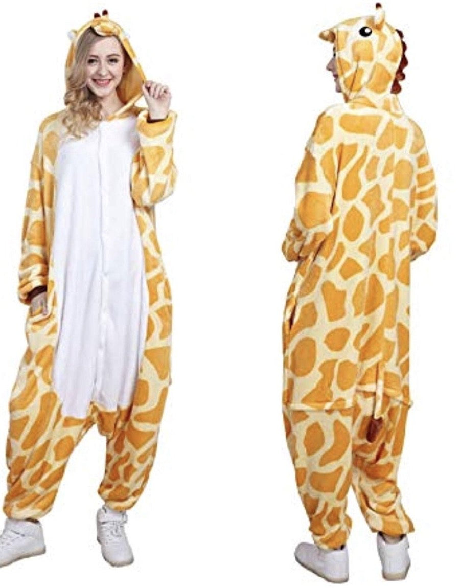 Animal Onesie Pajamas for Adult Unisex Cosplay Costume Plush One Piece